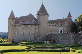 le magnifique château de Virieu, où résida le jeune Alphonse de Lamartine