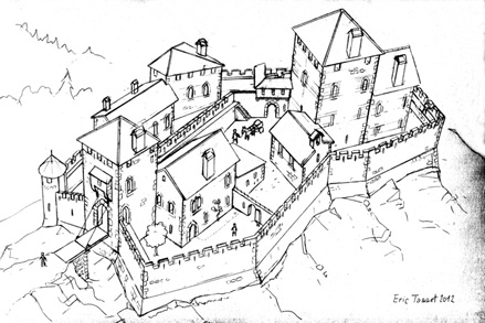 esquisse du dessin tiré de la maquette